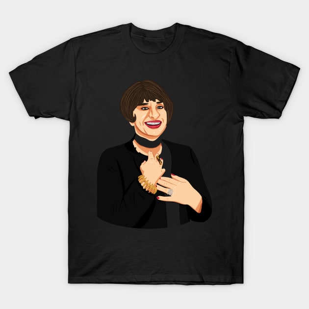 Patti in black T-Shirt by byebyesally